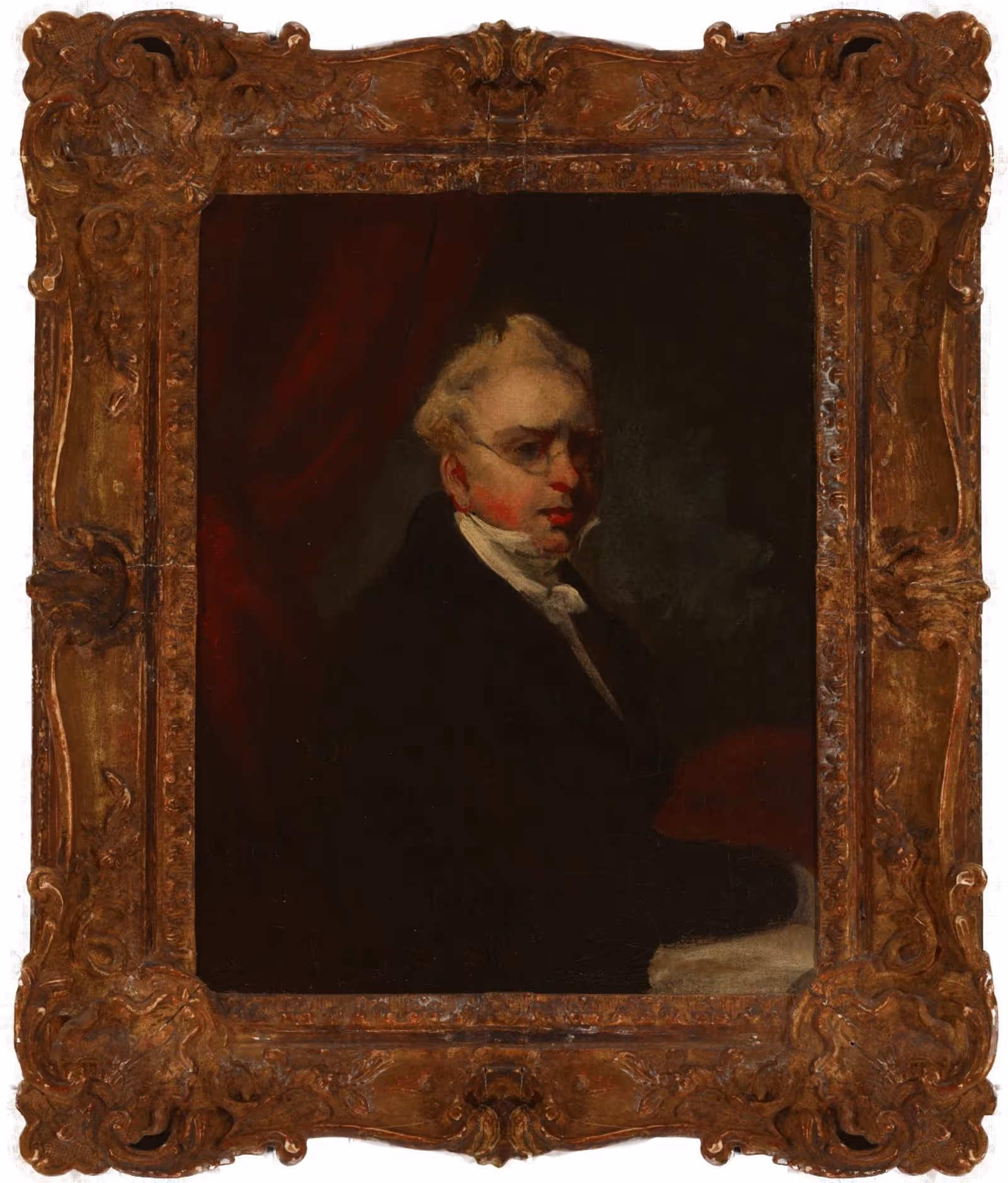 乔治.钱纳利,《自画像》, 1802-1825年, 布面油彩, 33.5x28.1cm