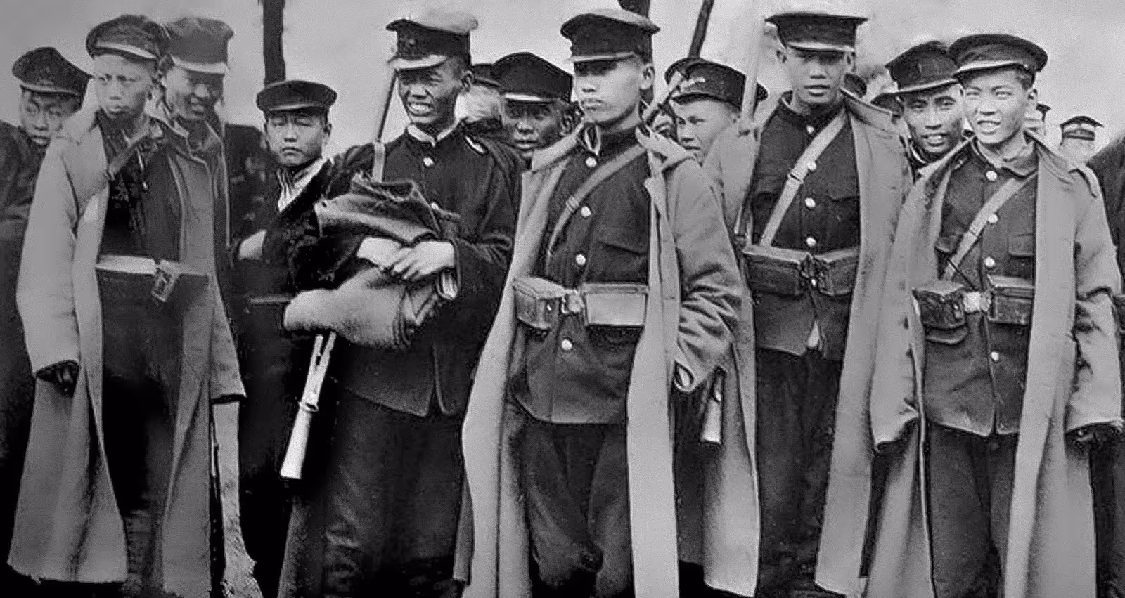 1911 年发动武昌起义的革命军